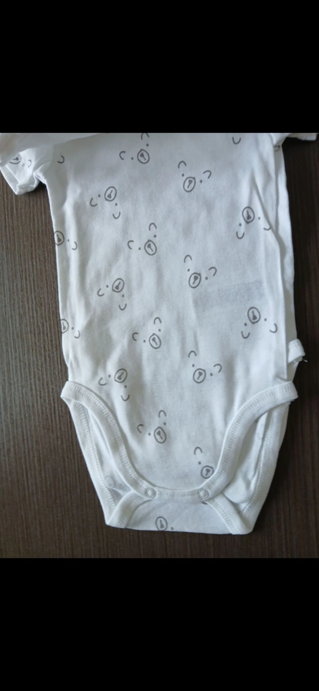 Lote de 3 bodies de manga corta para niño Tex Baby 71 cm 9 meses – photo 2
